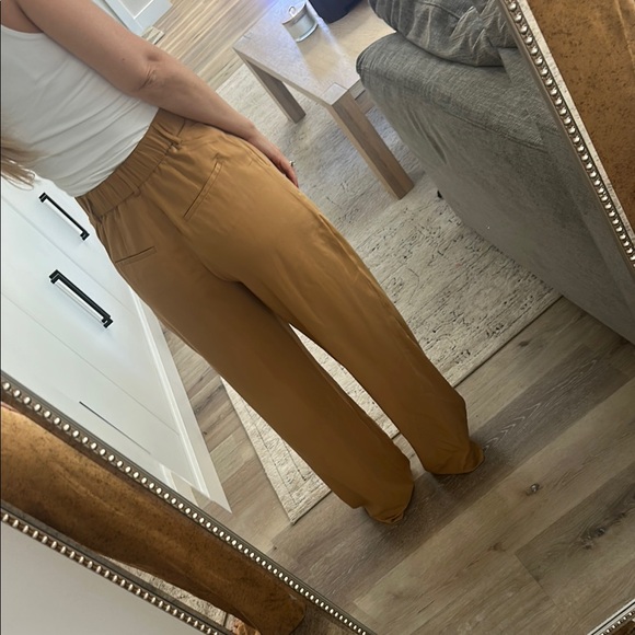 Elegant Tan Women's Pants - Picture 3 of 6